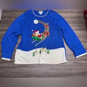 Vintage LeModa Christmas Sweater Size XXL